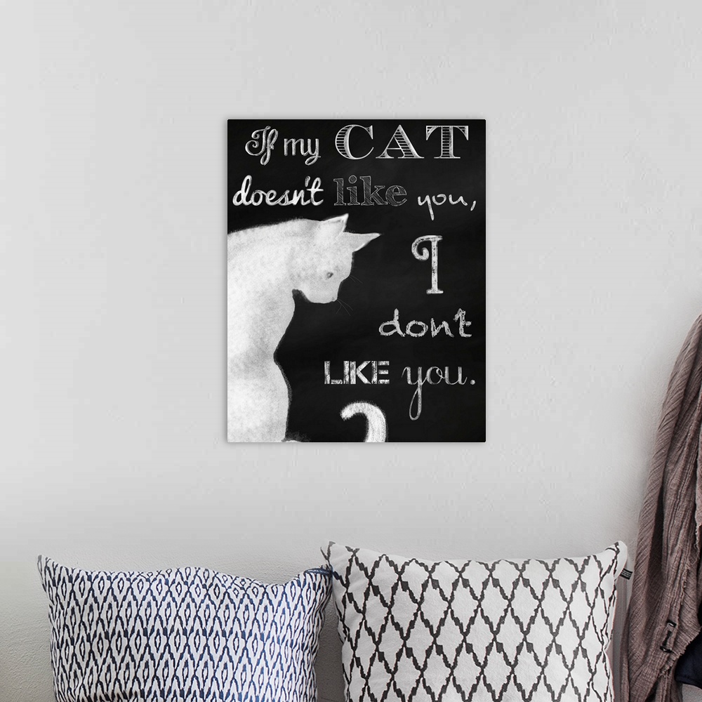 A bohemian room featuring If My Cat Doesn't Like You