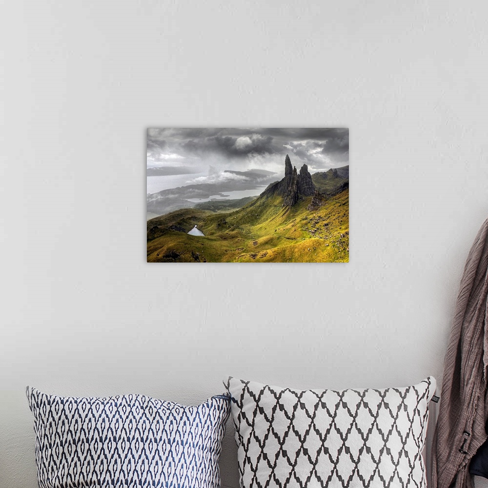 A bohemian room featuring Jagged peaks in the wilds of Scotland