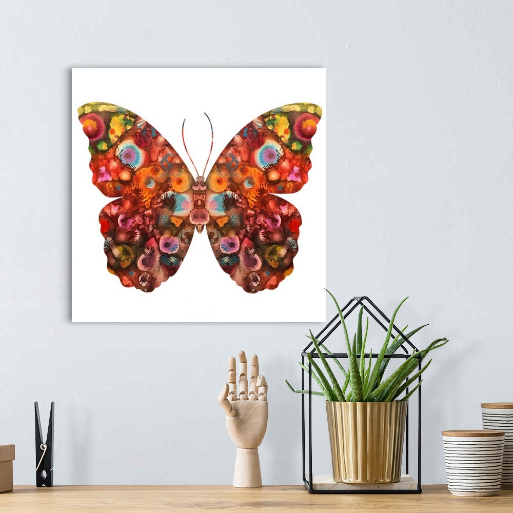 A bohemian room featuring Kamasi Butterfly