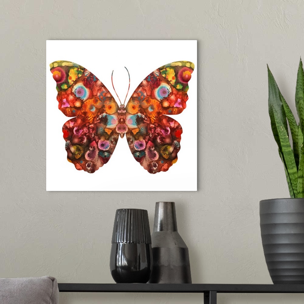 A modern room featuring Kamasi Butterfly
