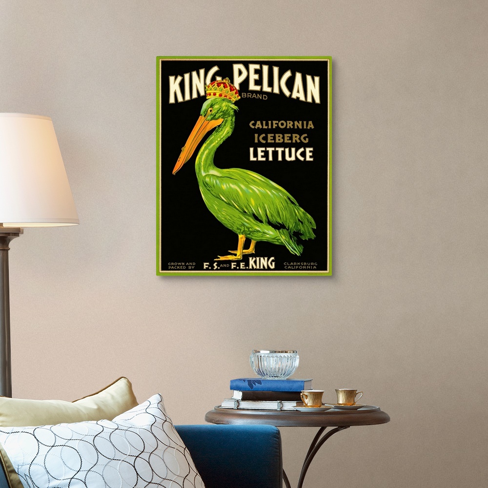 A traditional room featuring King Pelican Brand Lettuce