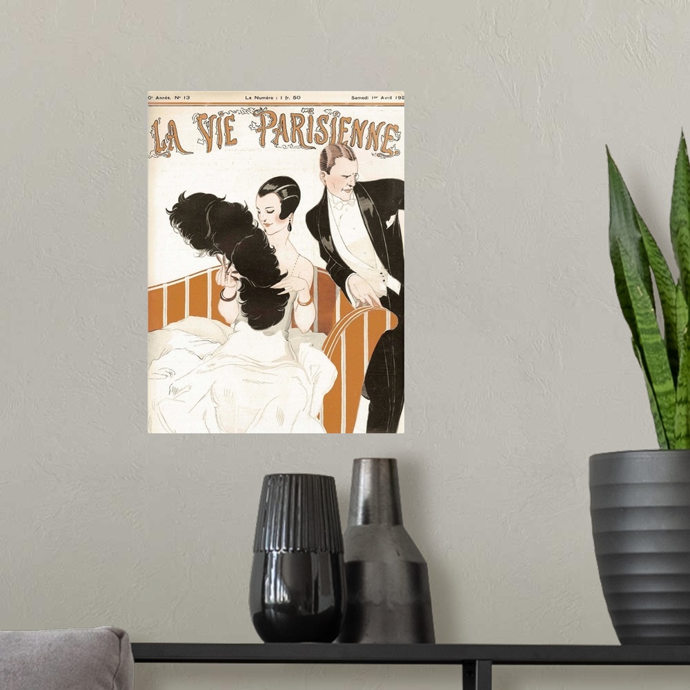 A modern room featuring La Vie Parisenne, Boa - Vintage Magazine