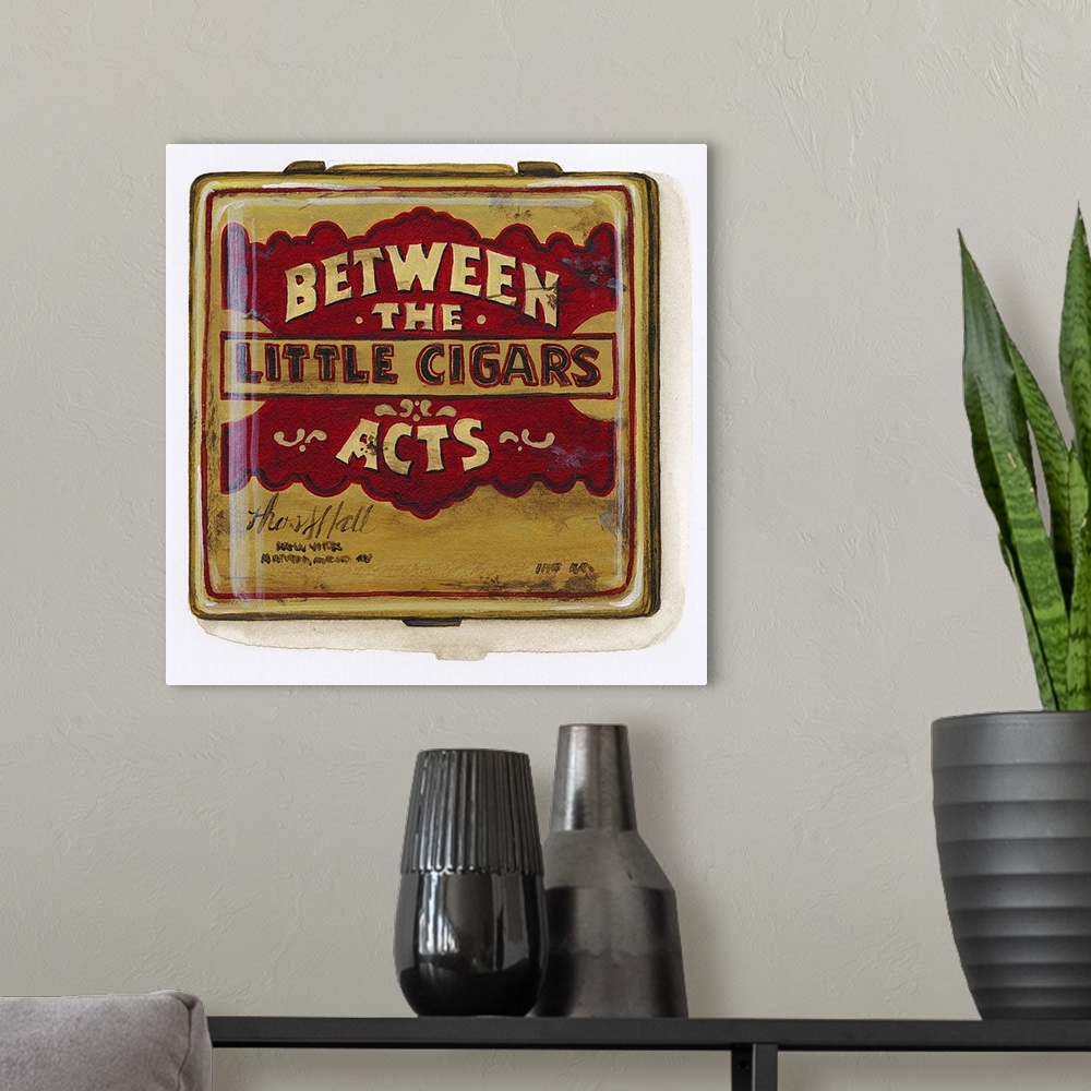 A modern room featuring Little Cigars