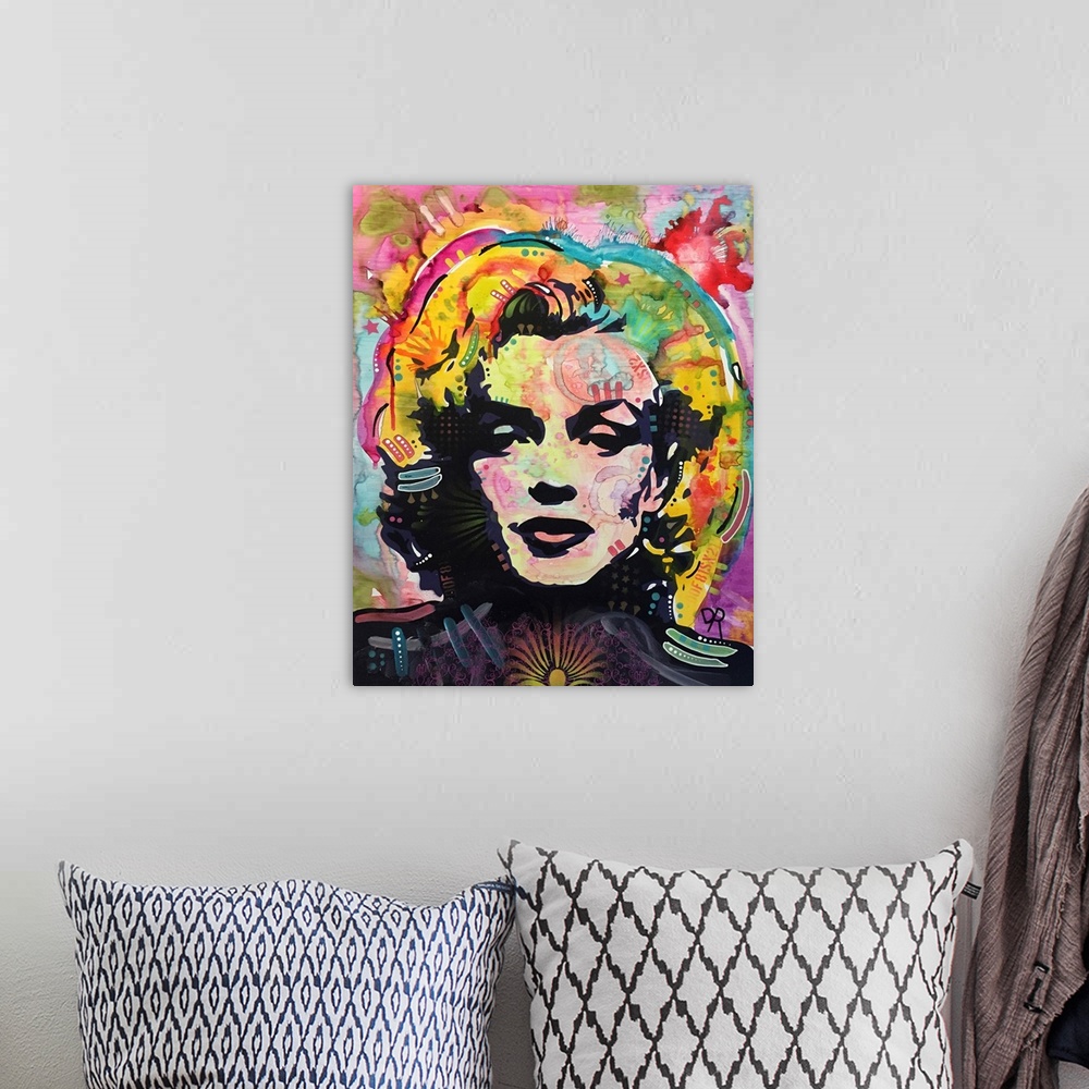 A bohemian room featuring Marilyn 2