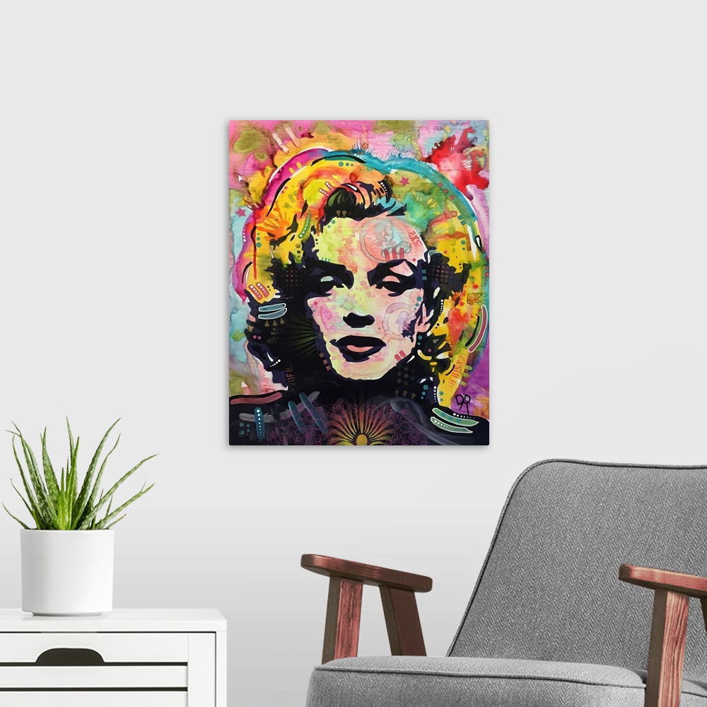 A modern room featuring Marilyn 2