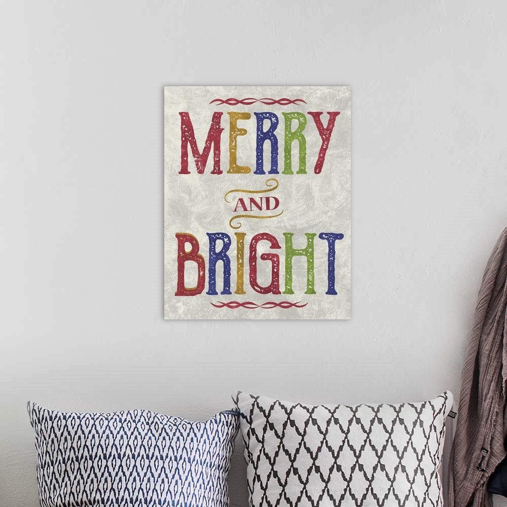 A bohemian room featuring Merry and Bright