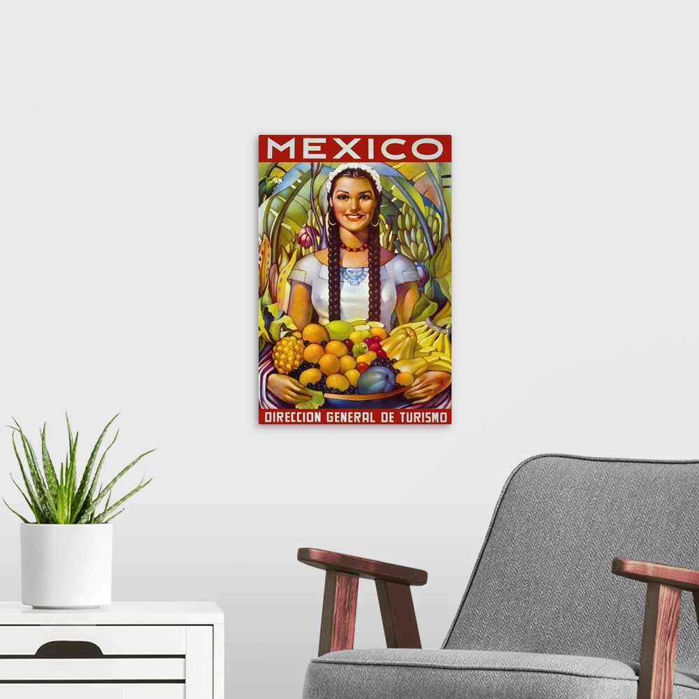 A modern room featuring Mexico