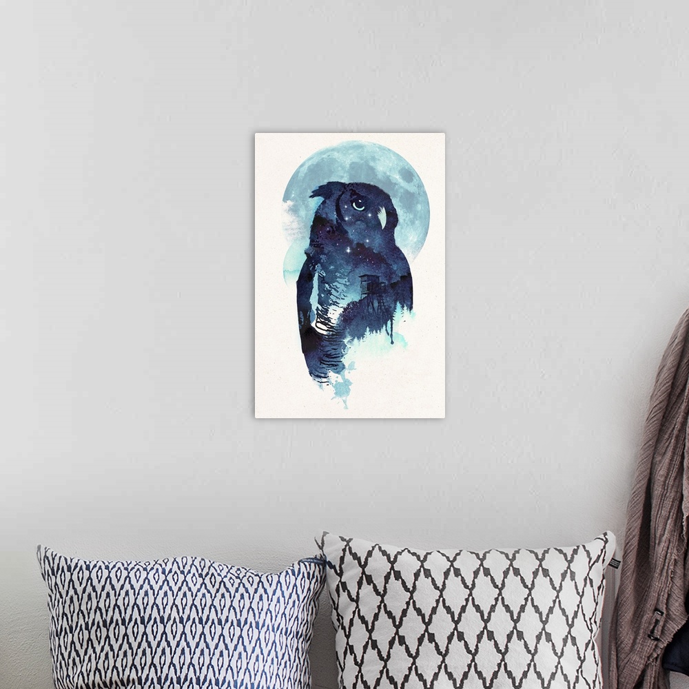 A bohemian room featuring Midnight Owl