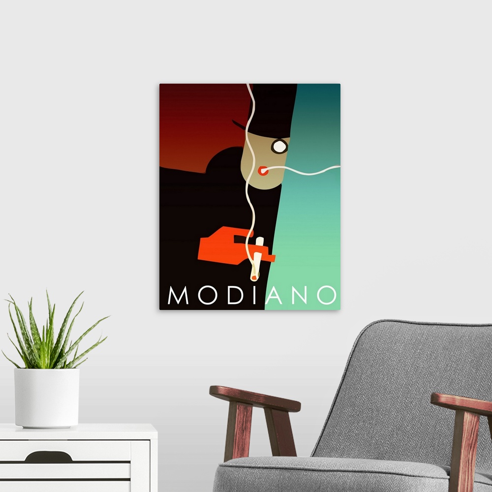 A modern room featuring Modiano - Vintage Cigarette Advertisement