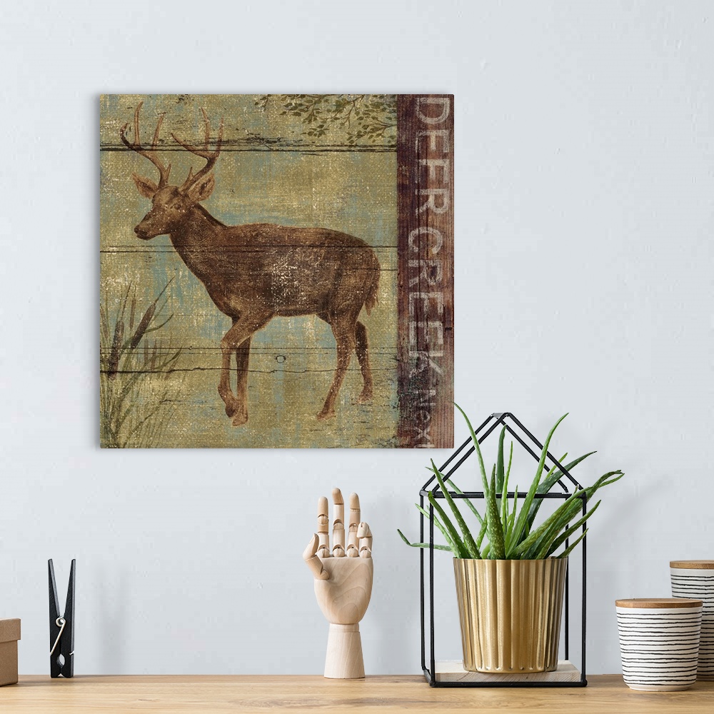 A bohemian room featuring Northern Wildlife I