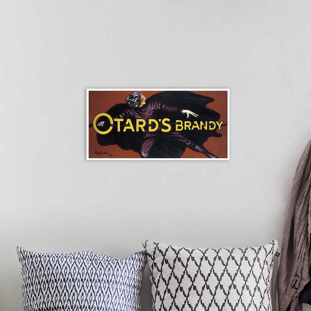 A bohemian room featuring Otard's Brandy - Vintage Liquor Advertisement