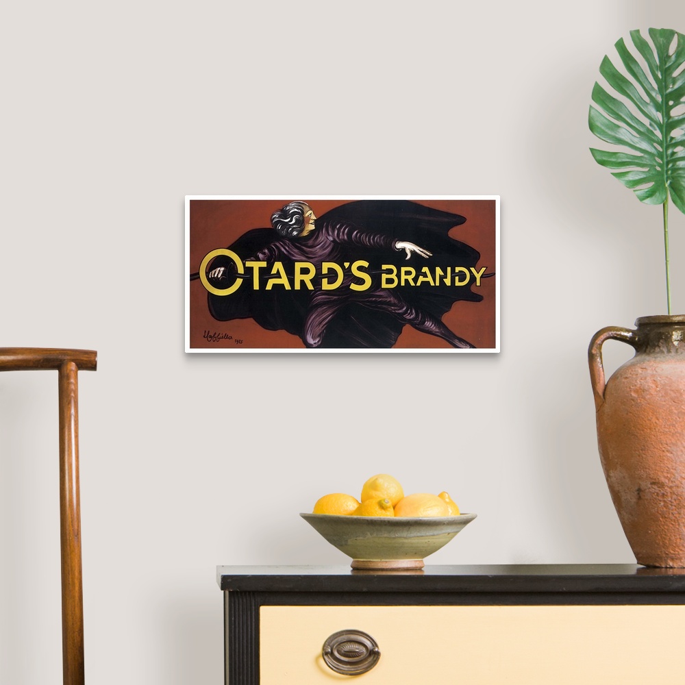 A traditional room featuring Otard's Brandy - Vintage Liquor Advertisement
