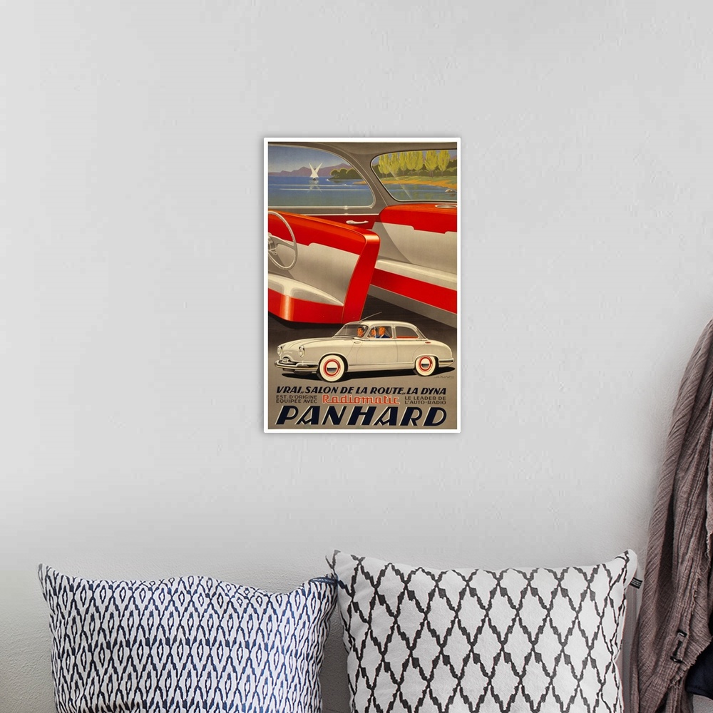 A bohemian room featuring Panhard Auto, vintage Automobiles