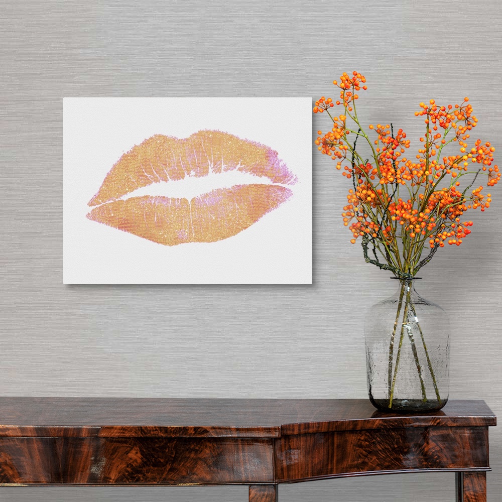 A traditional room featuring Peach and Gold Lips