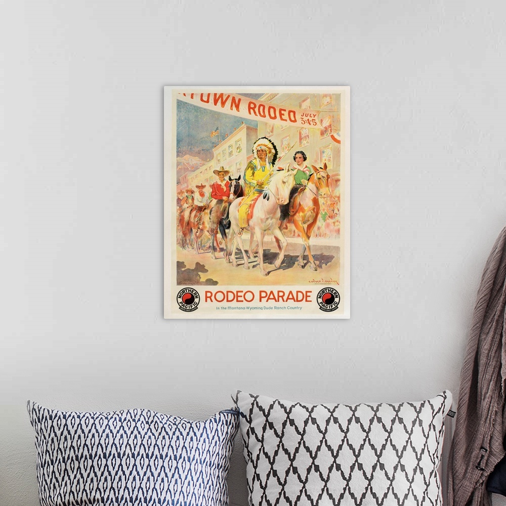 A bohemian room featuring Rodeo Parade