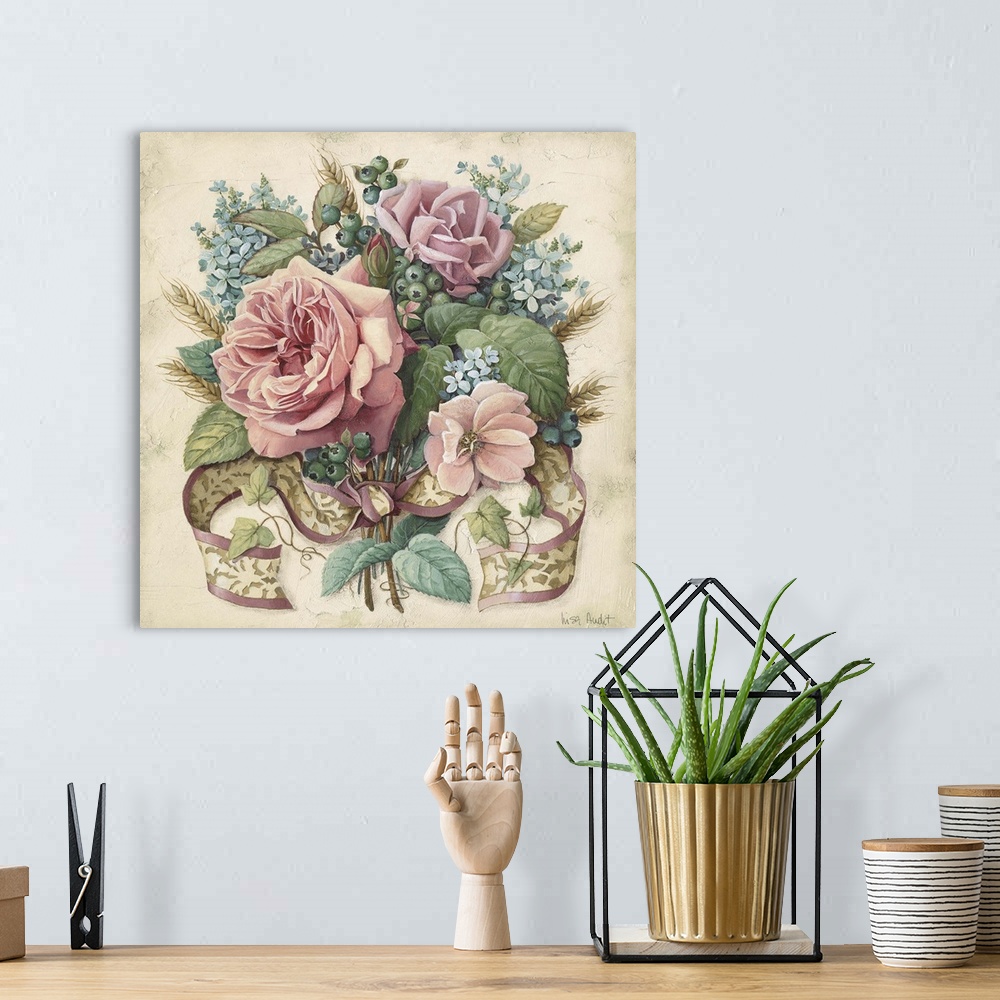 A bohemian room featuring Roses I