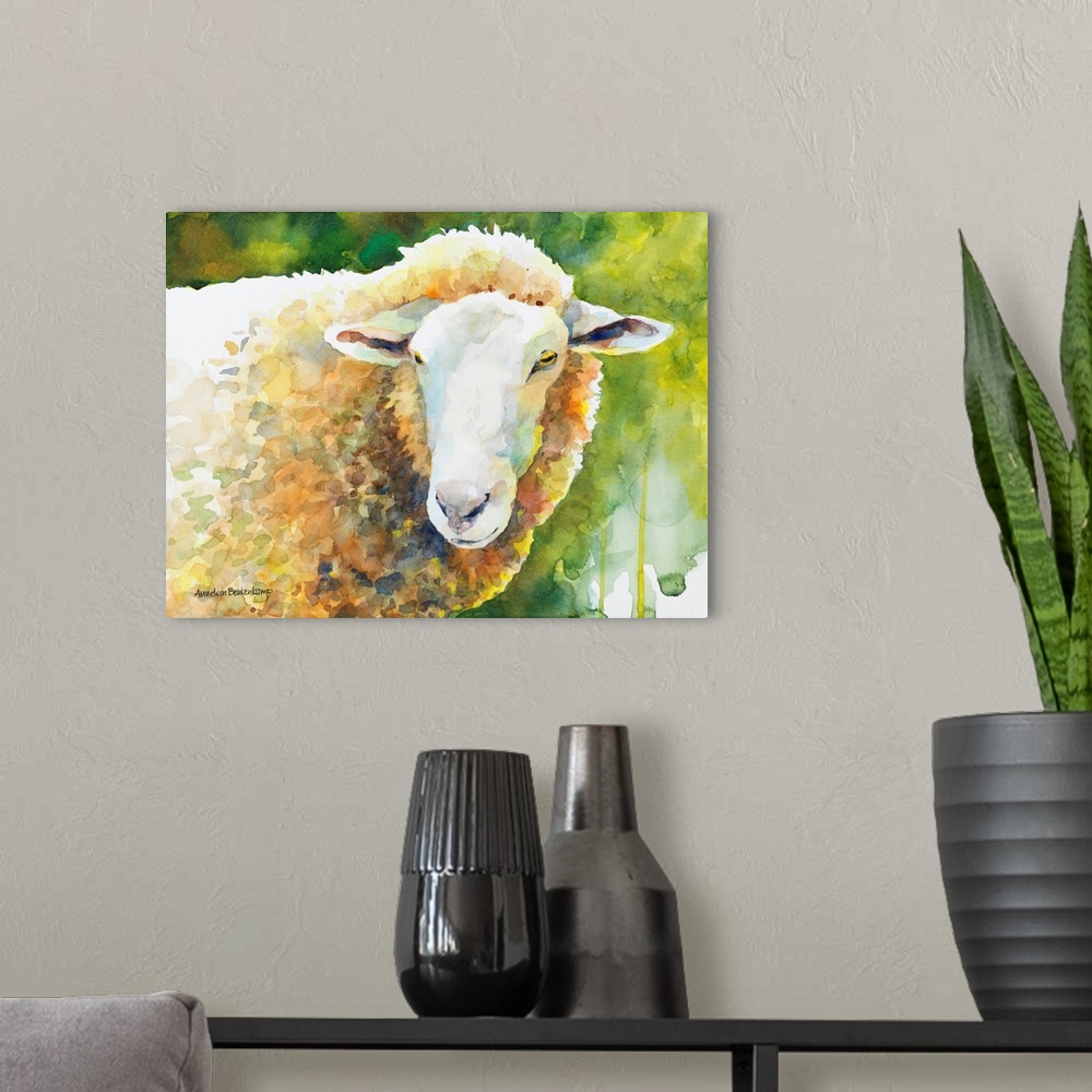 A modern room featuring Sheep IV
