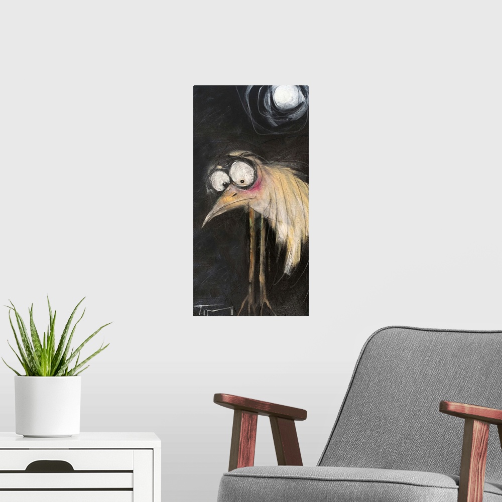 A modern room featuring Snipe And Full Moon