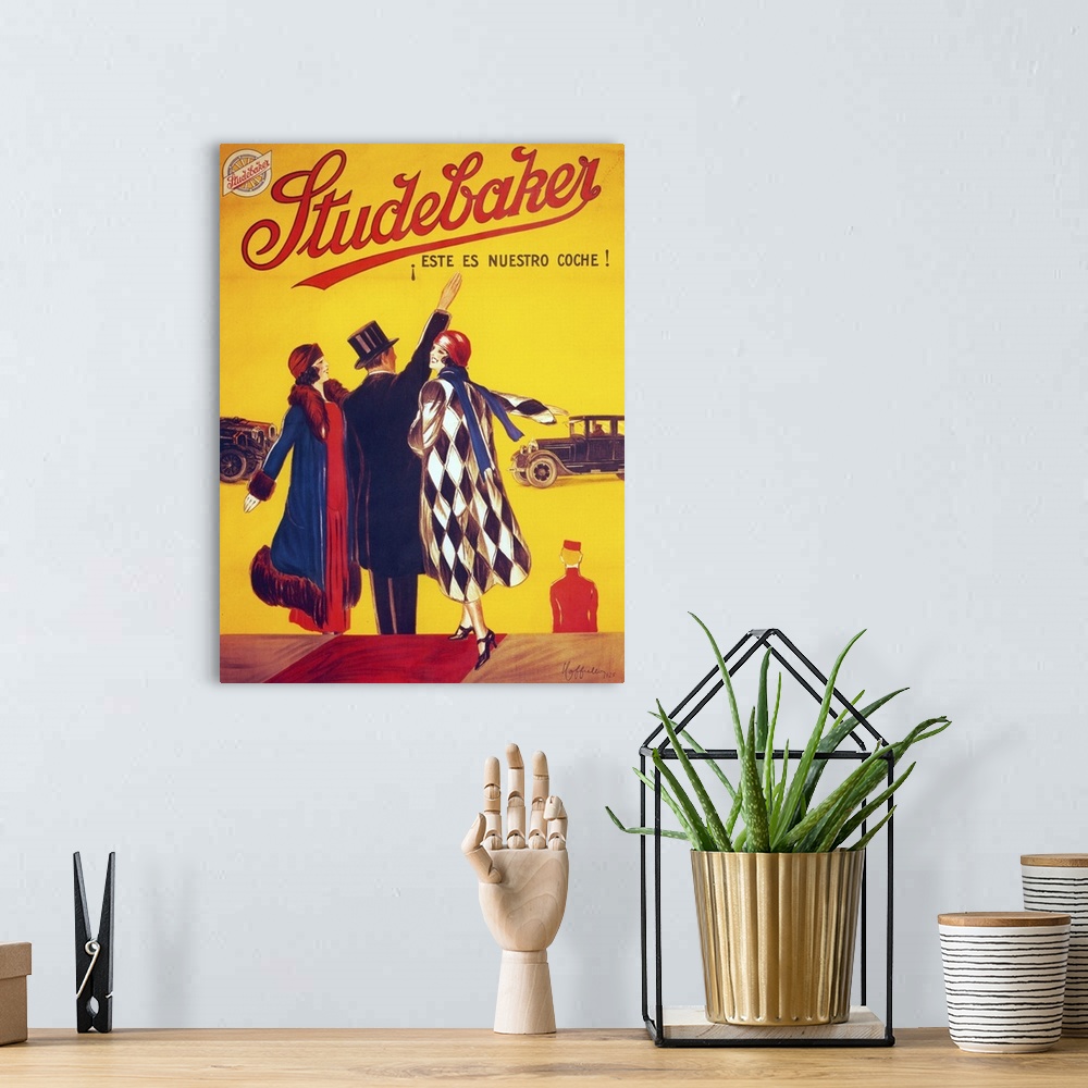 A bohemian room featuring Studebaker - Vintage Automobile Advertisement