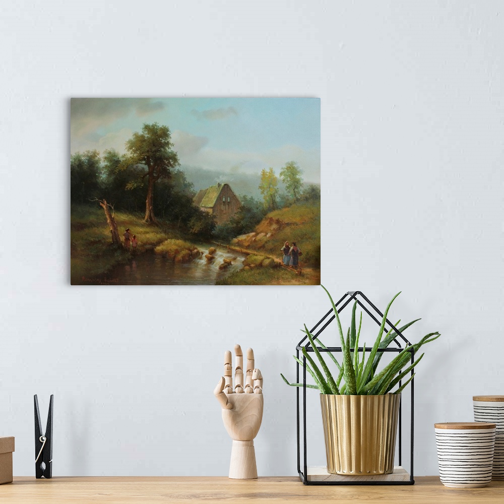 A bohemian room featuring Summer Landscape