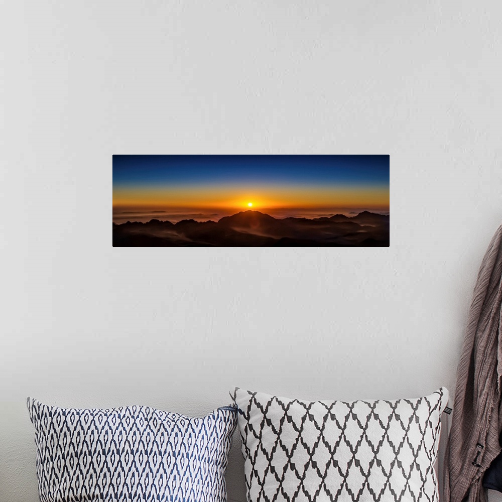 A bohemian room featuring Sunrise Over Sinai