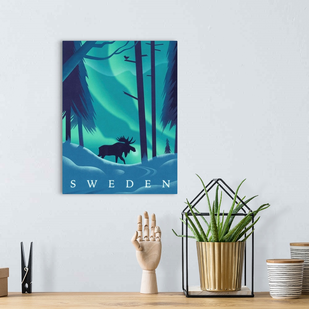 A bohemian room featuring Sweden