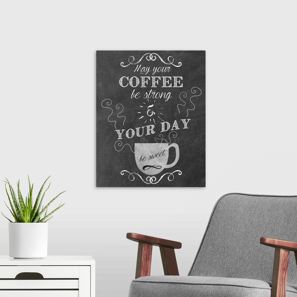 A modern room featuring Sweet Coffee
