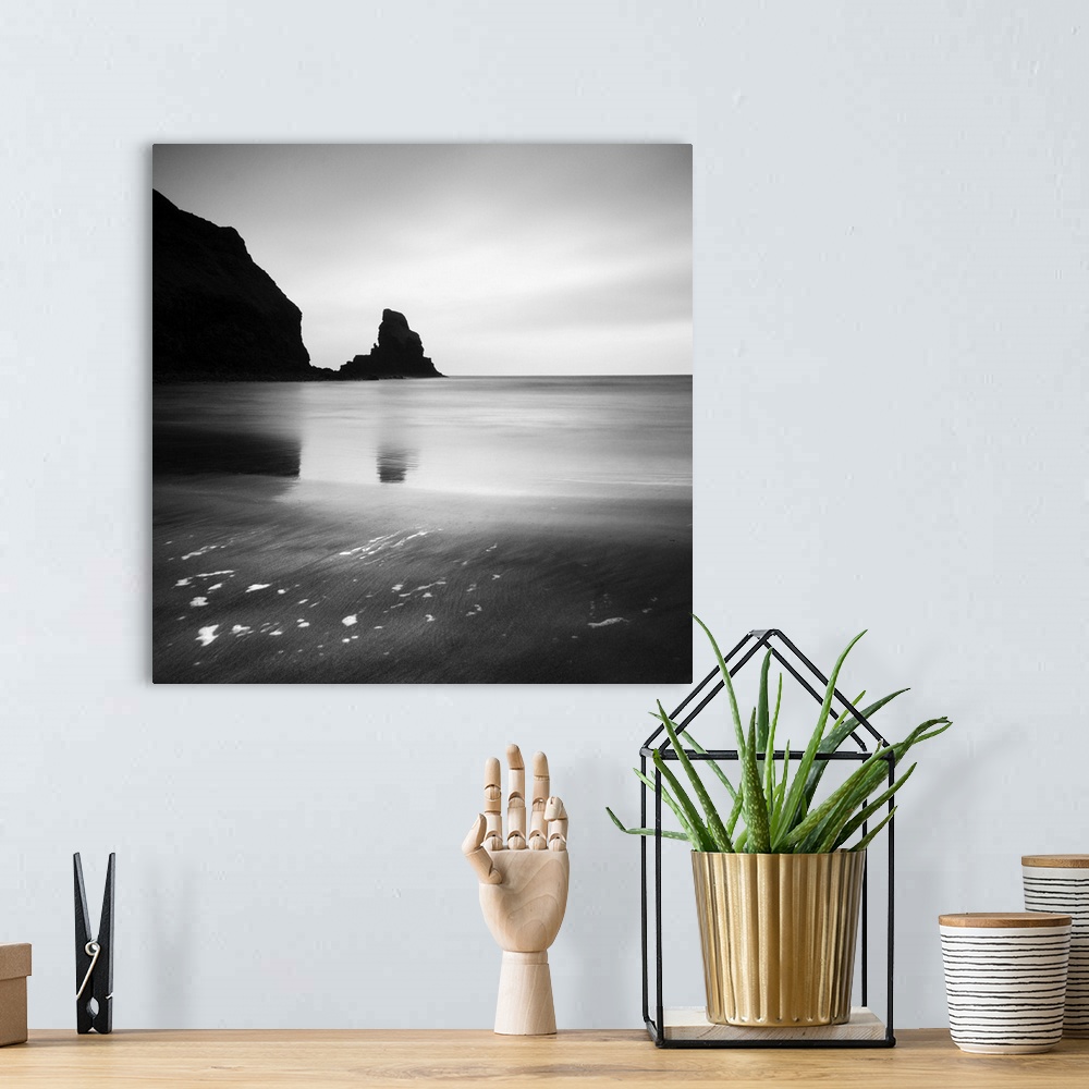 A bohemian room featuring Talisker Bay, black and white photography