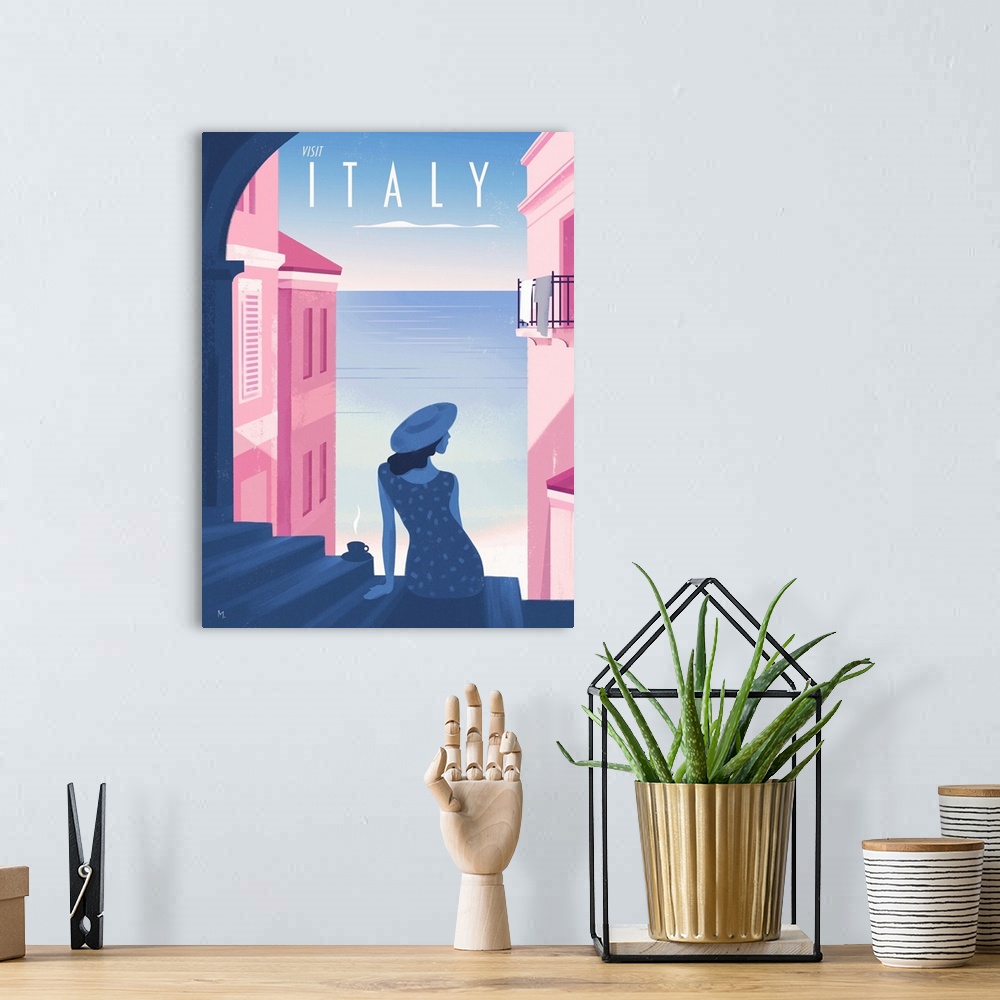 A bohemian room featuring Visit Italy