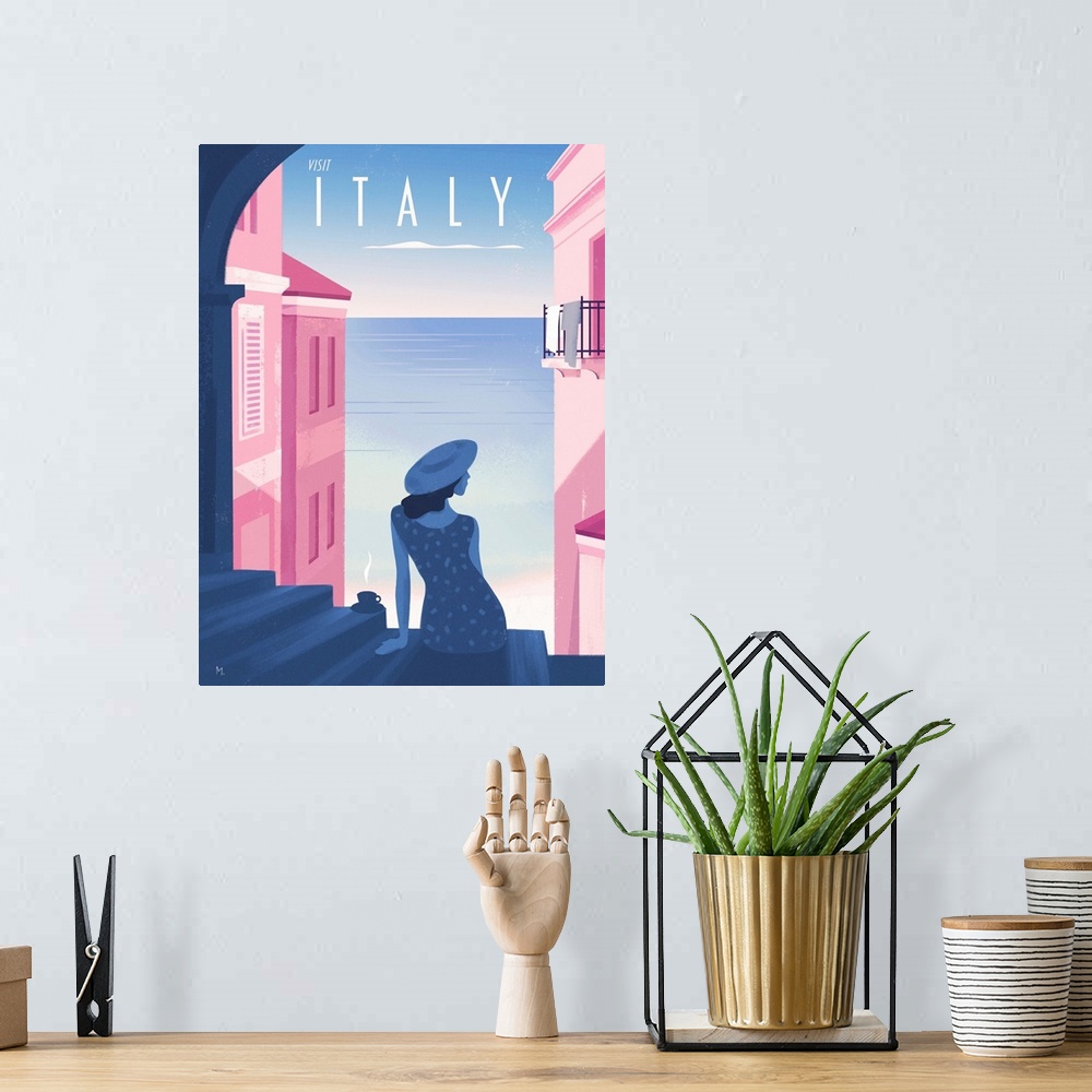A bohemian room featuring Visit Italy