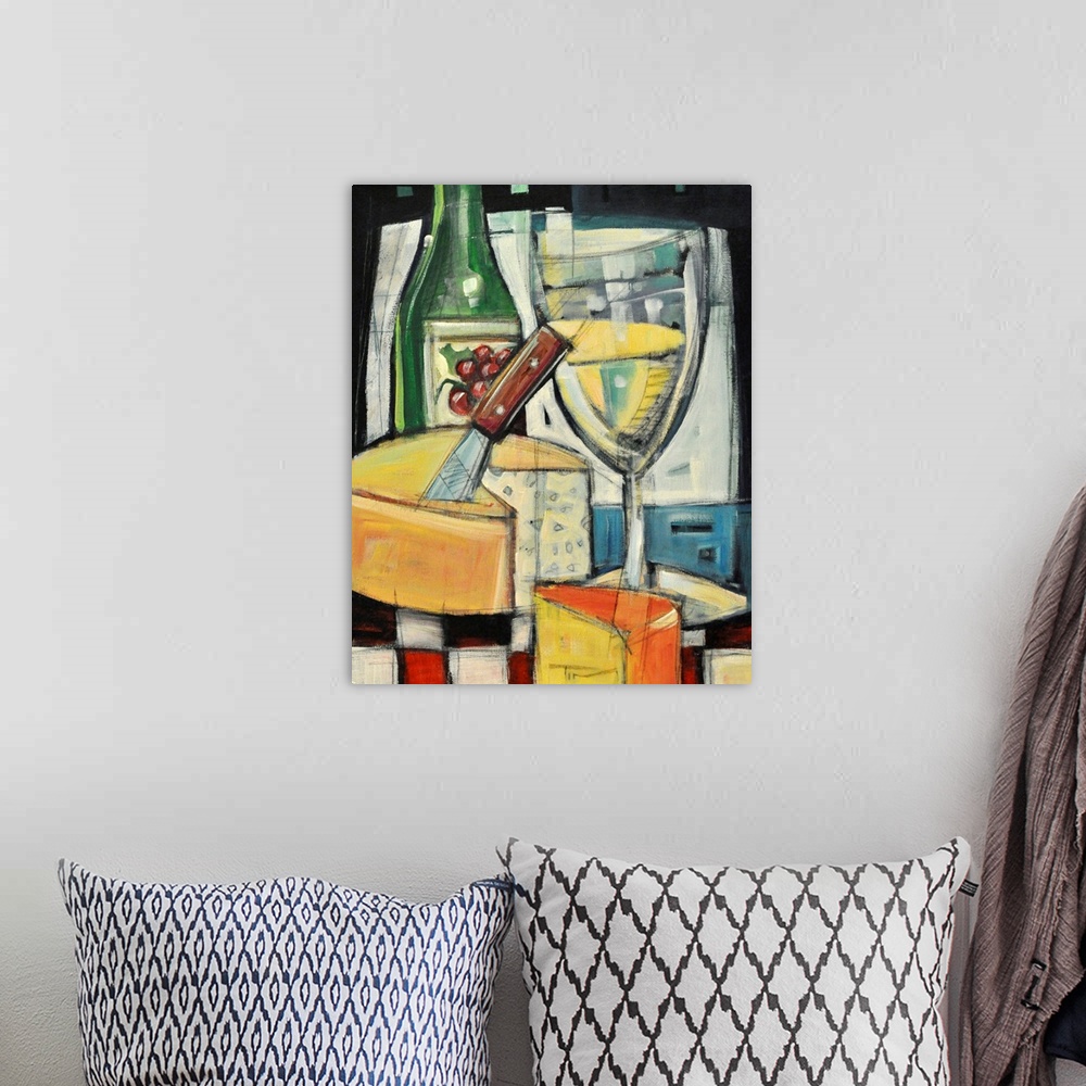 A bohemian room featuring White Wine