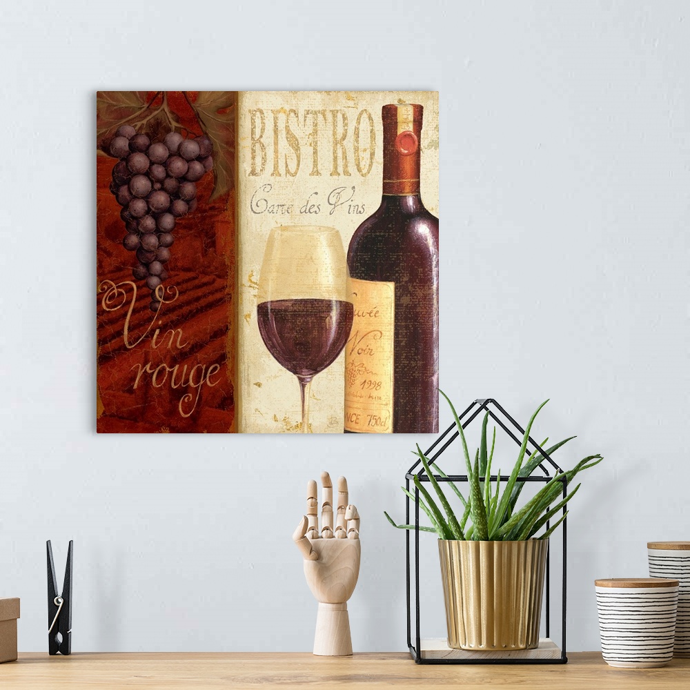 A bohemian room featuring Wine List I