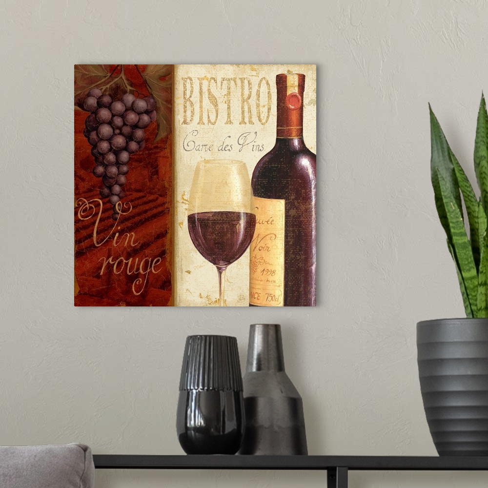 A modern room featuring Wine List I