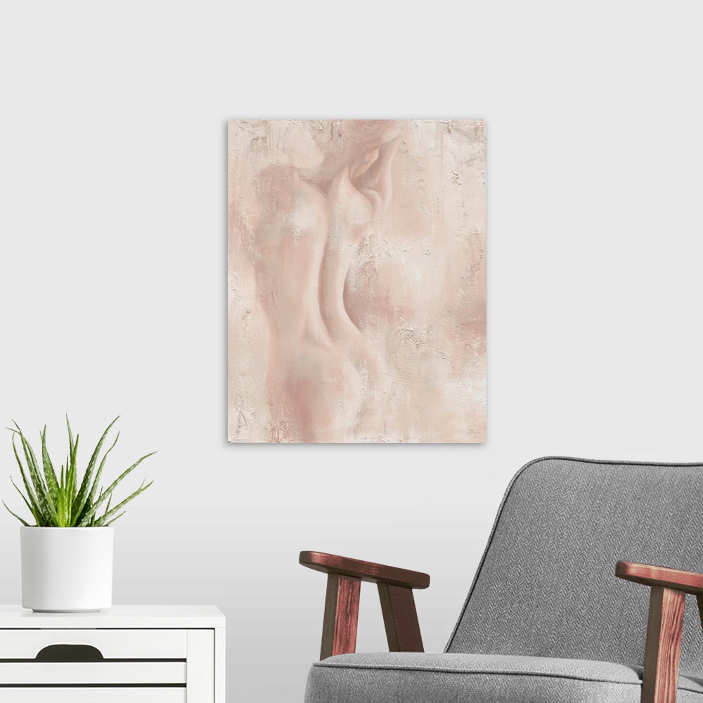 A modern room featuring Immersed Blush
