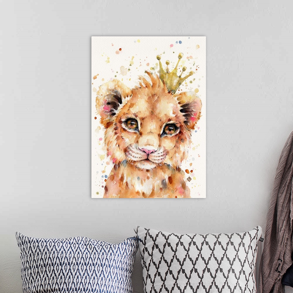 A bohemian room featuring Little Lion