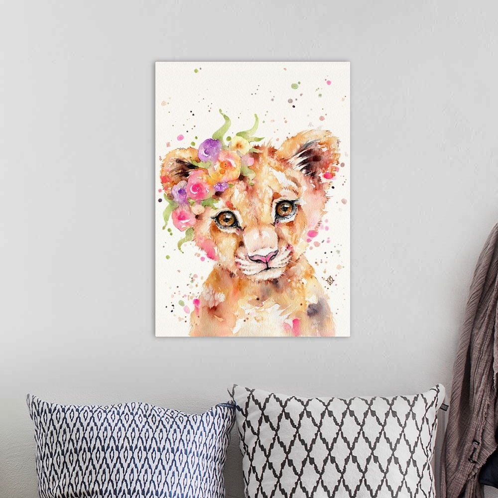 A bohemian room featuring Little Lioness