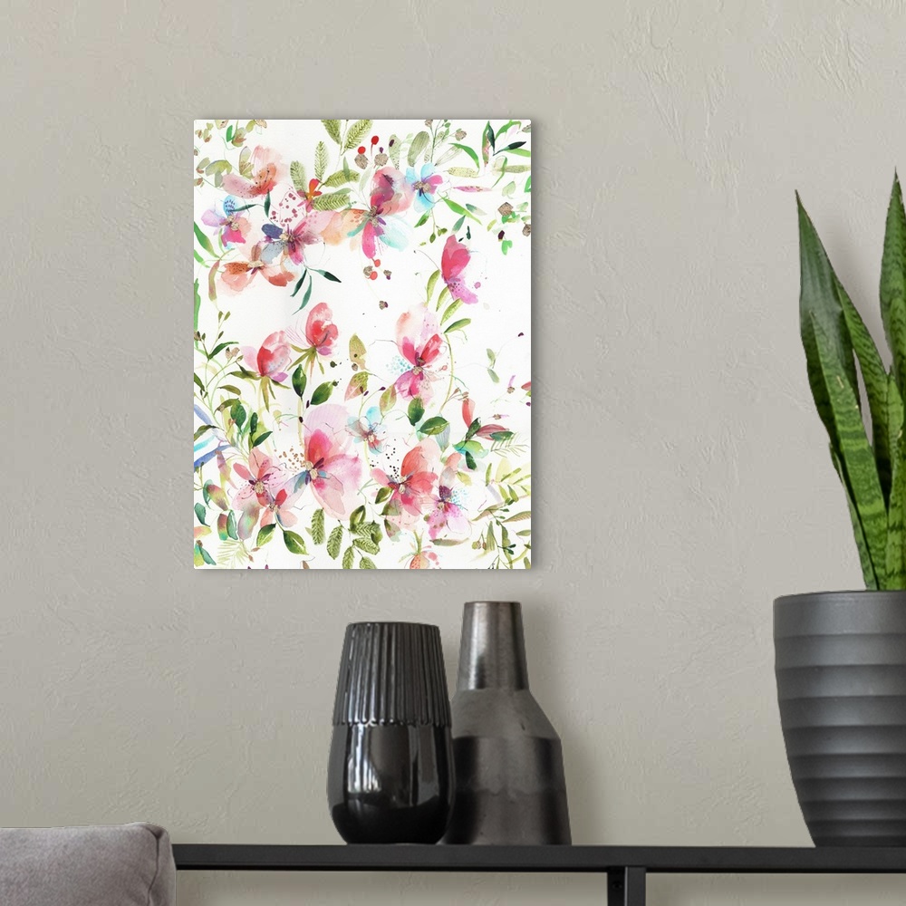 A modern room featuring This painting captures the spirit of spring so beautifully. Itos fresh, gentle and happy like the...