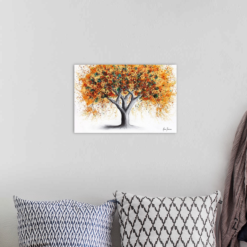 A bohemian room featuring Desert Opal Tree