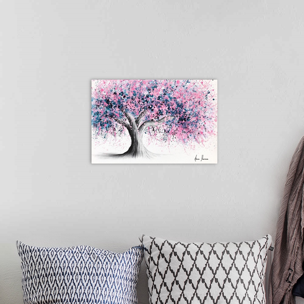 A bohemian room featuring Electric Evening Tree