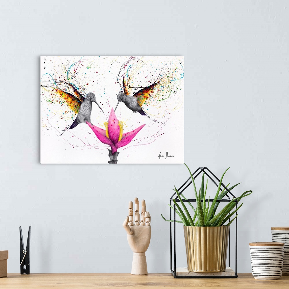 A bohemian room featuring Friendship Hummingbirds