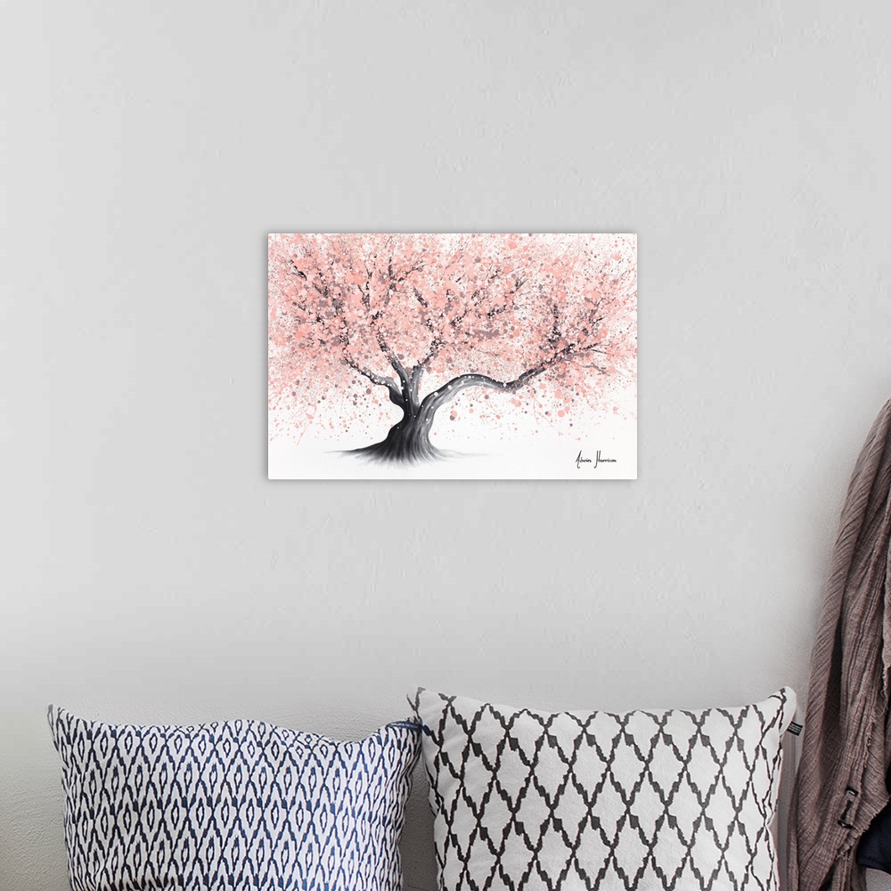 A bohemian room featuring Kyoto Evening Blossom Tree