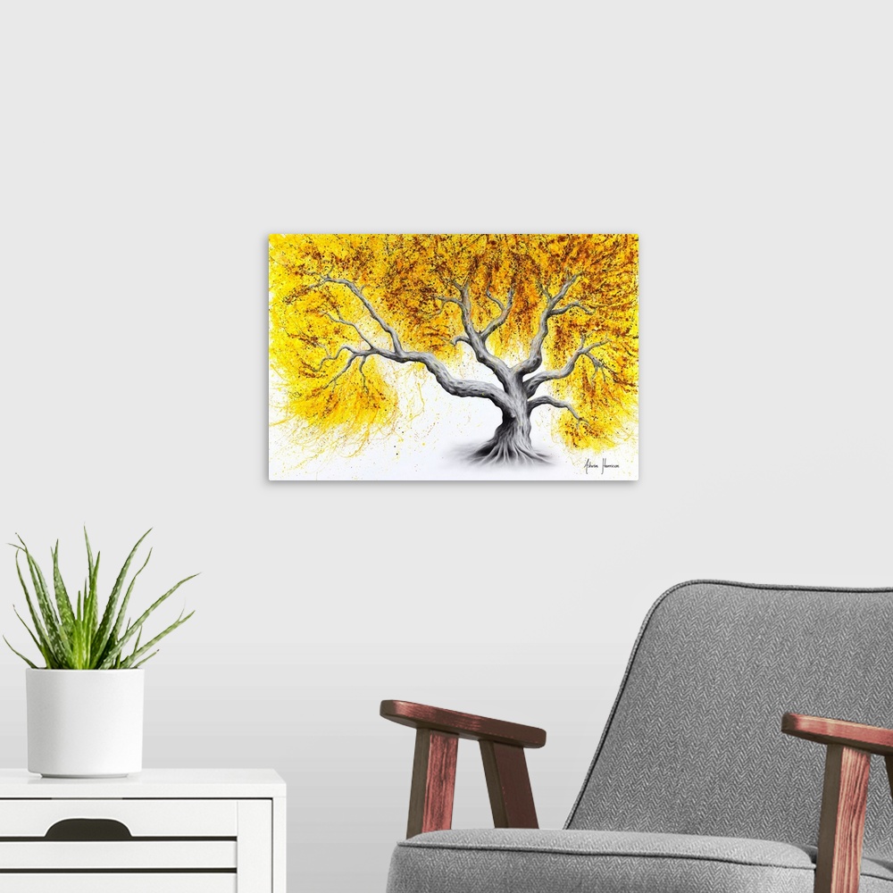 A modern room featuring Sunshine Tree