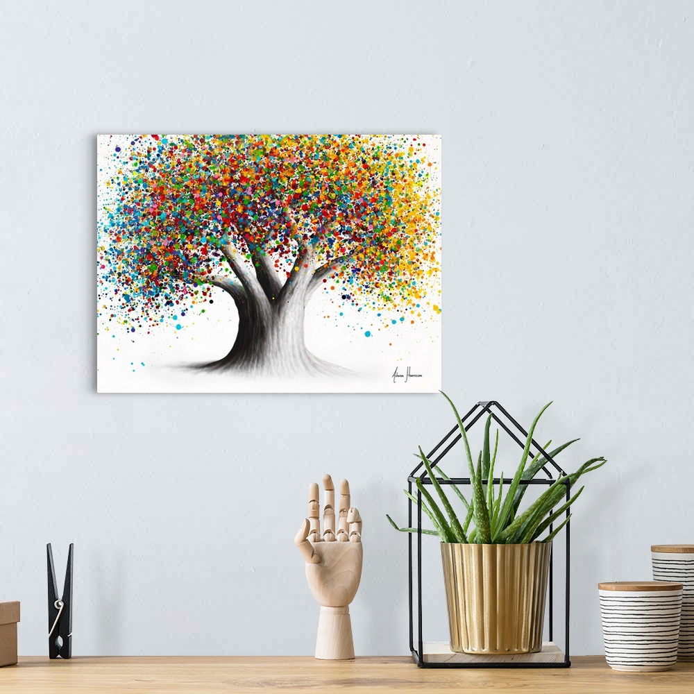 A bohemian room featuring Tree Of Hope