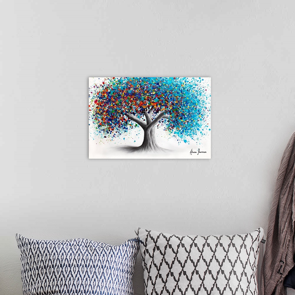 A bohemian room featuring Tree Of Optimism