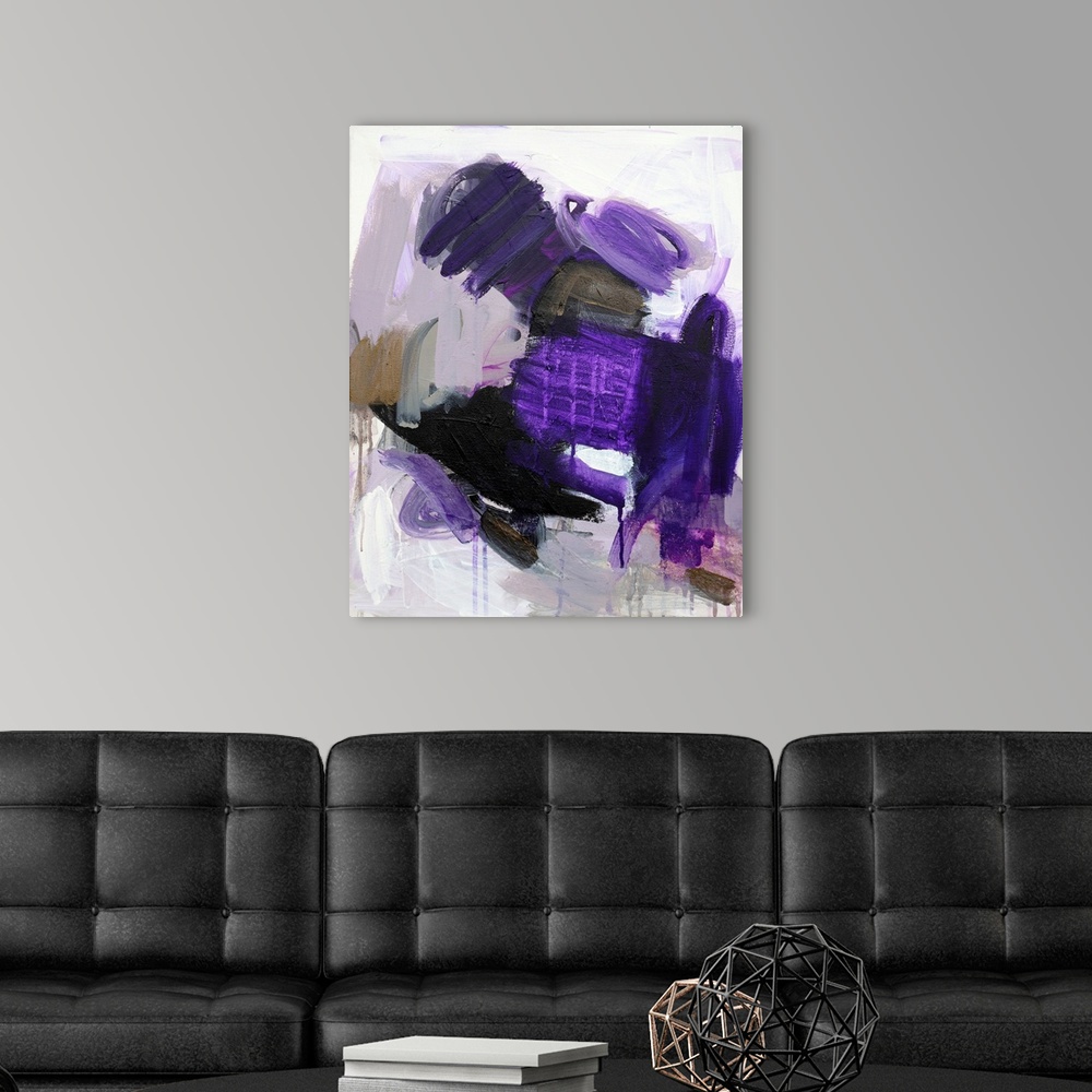 A modern room featuring Purple Love