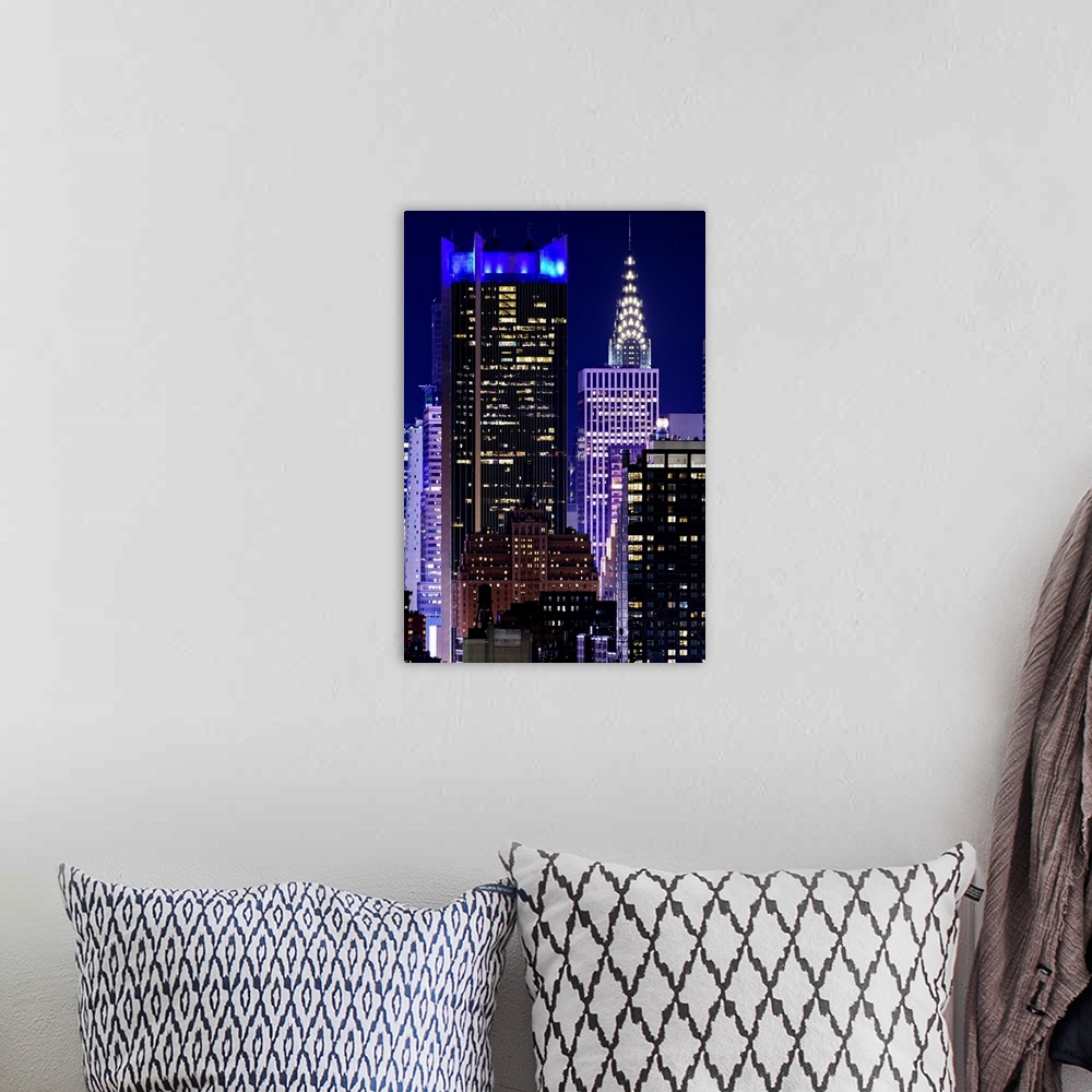 A bohemian room featuring Chrysler Building And Astor Plaza