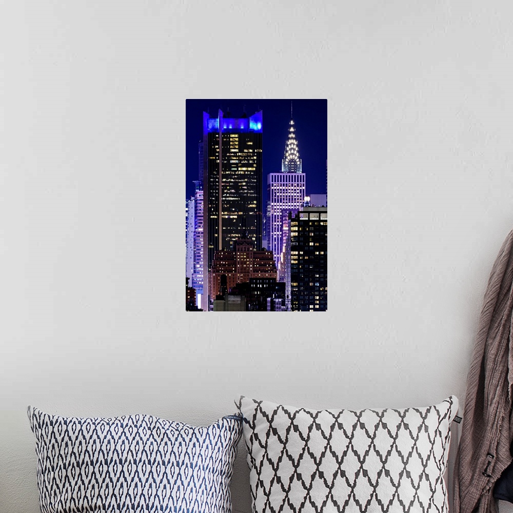 A bohemian room featuring Chrysler Building And Astor Plaza