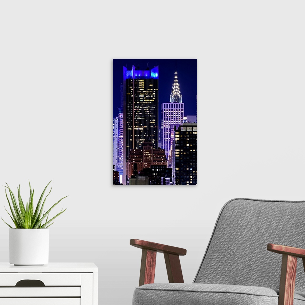 A modern room featuring Chrysler Building And Astor Plaza
