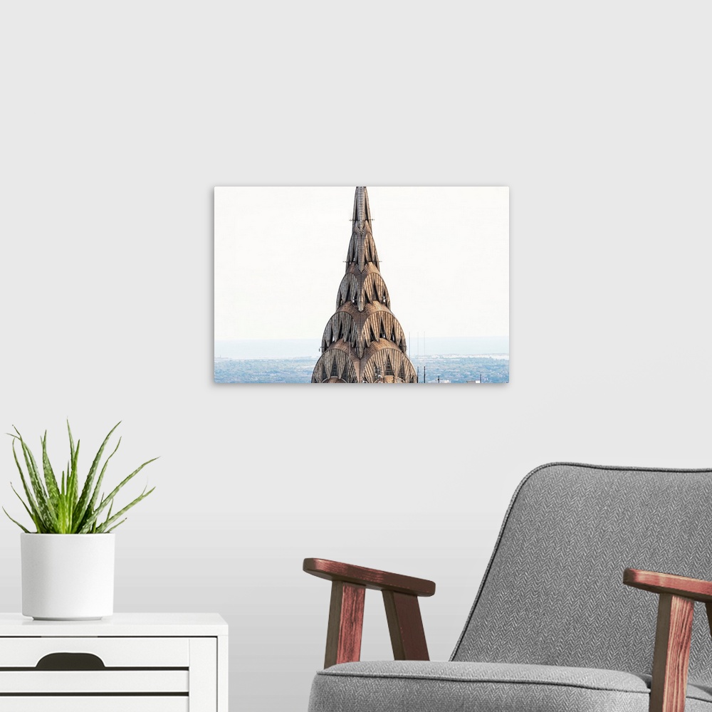 A modern room featuring Chrysler Building Spear