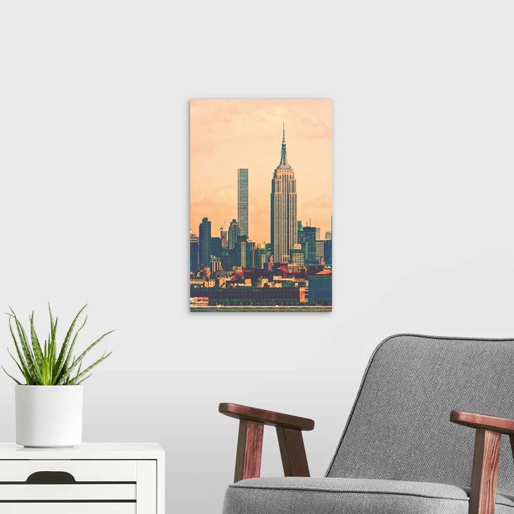 A modern room featuring Empire State Building And 432 Park Ave